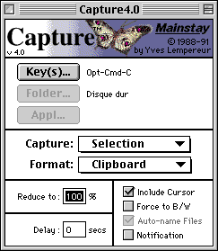Copie d'écran sur Mac