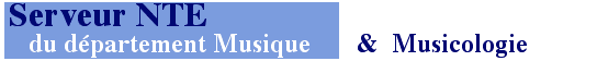 Serveur NTE de musique